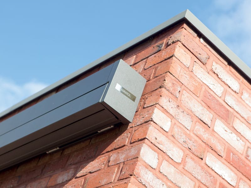 oprolbaar zonnescherm