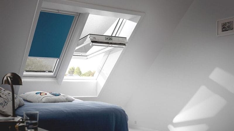 Velux ramen raamdecoratie